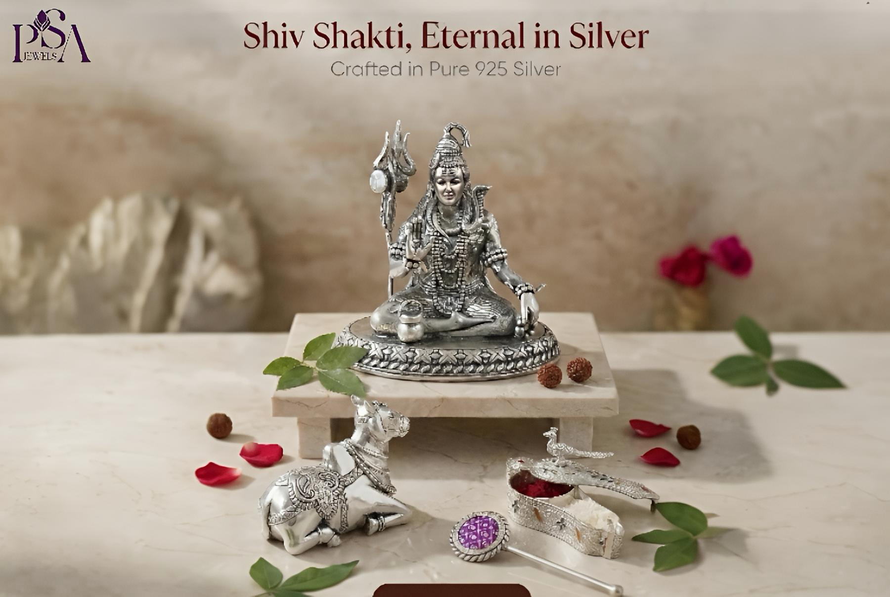 Mahashivratri 2026: Celebrate Shiva Bhakti with Pure 925 Silver from PSA Jewels