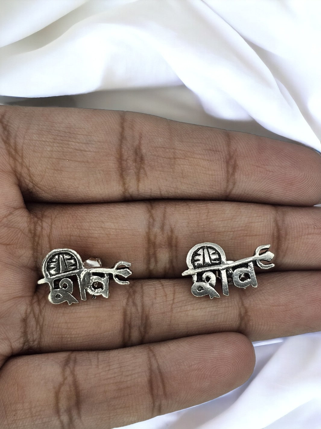 Shivji Silver Earring - PSA Jewels