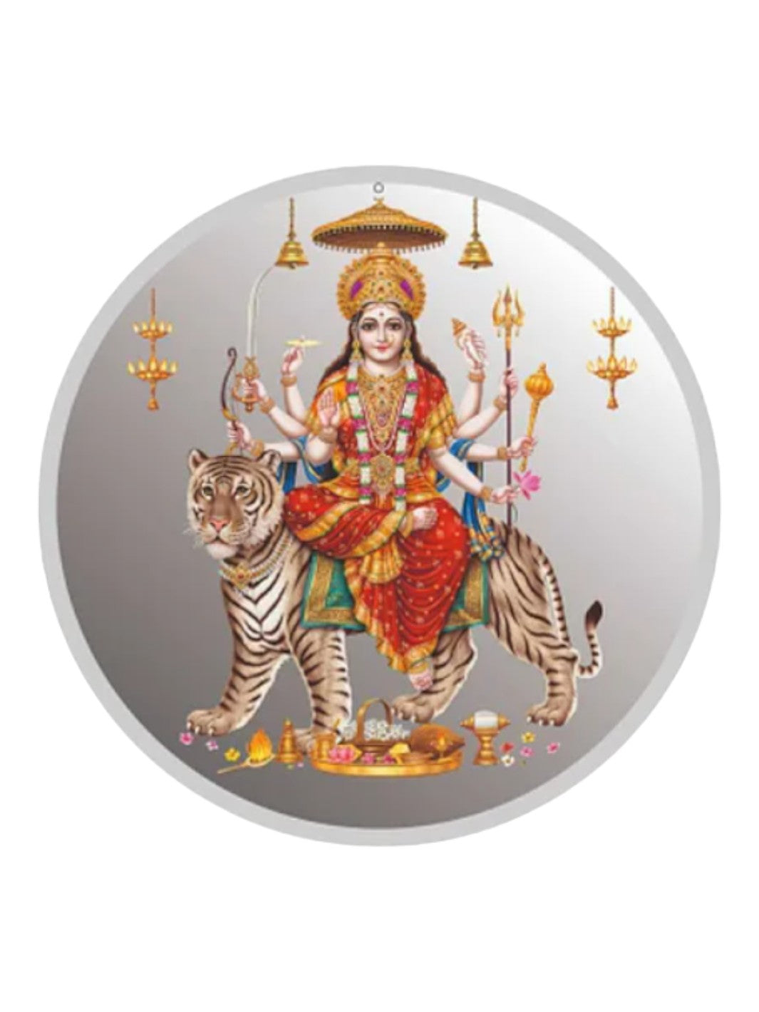 Durga Mata Silver Coin - PSA Jewels