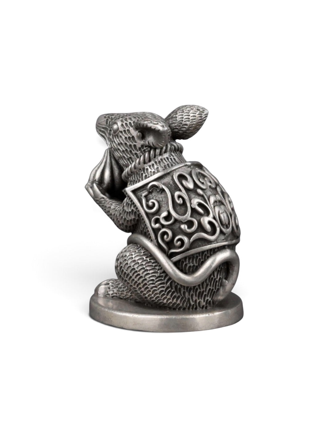 Pure 925 Antique finish Mushak Ganesh Vahan Idol