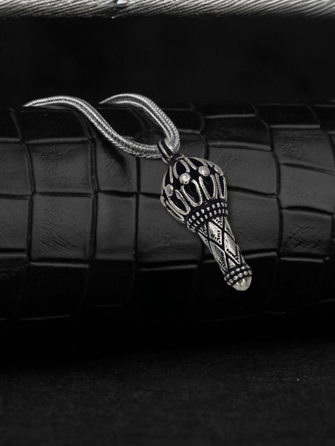 Bajrang Bali Hanuman Gada Pendant with chain - PSA Jewels