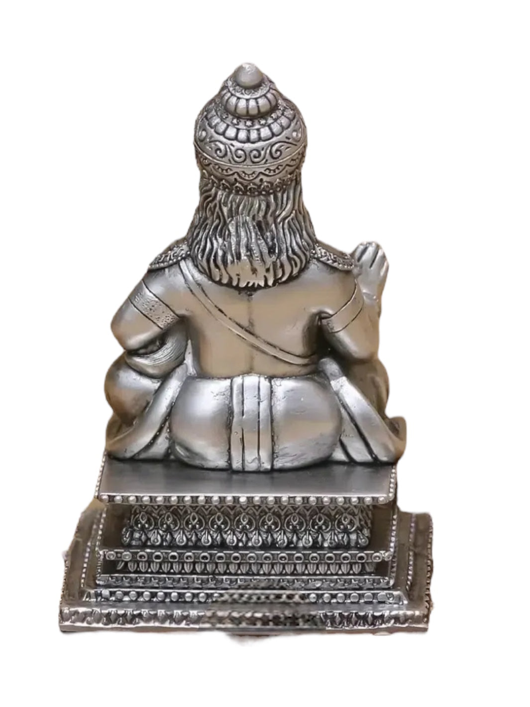 Pure Silver Antique Kuber Bhandari Idol