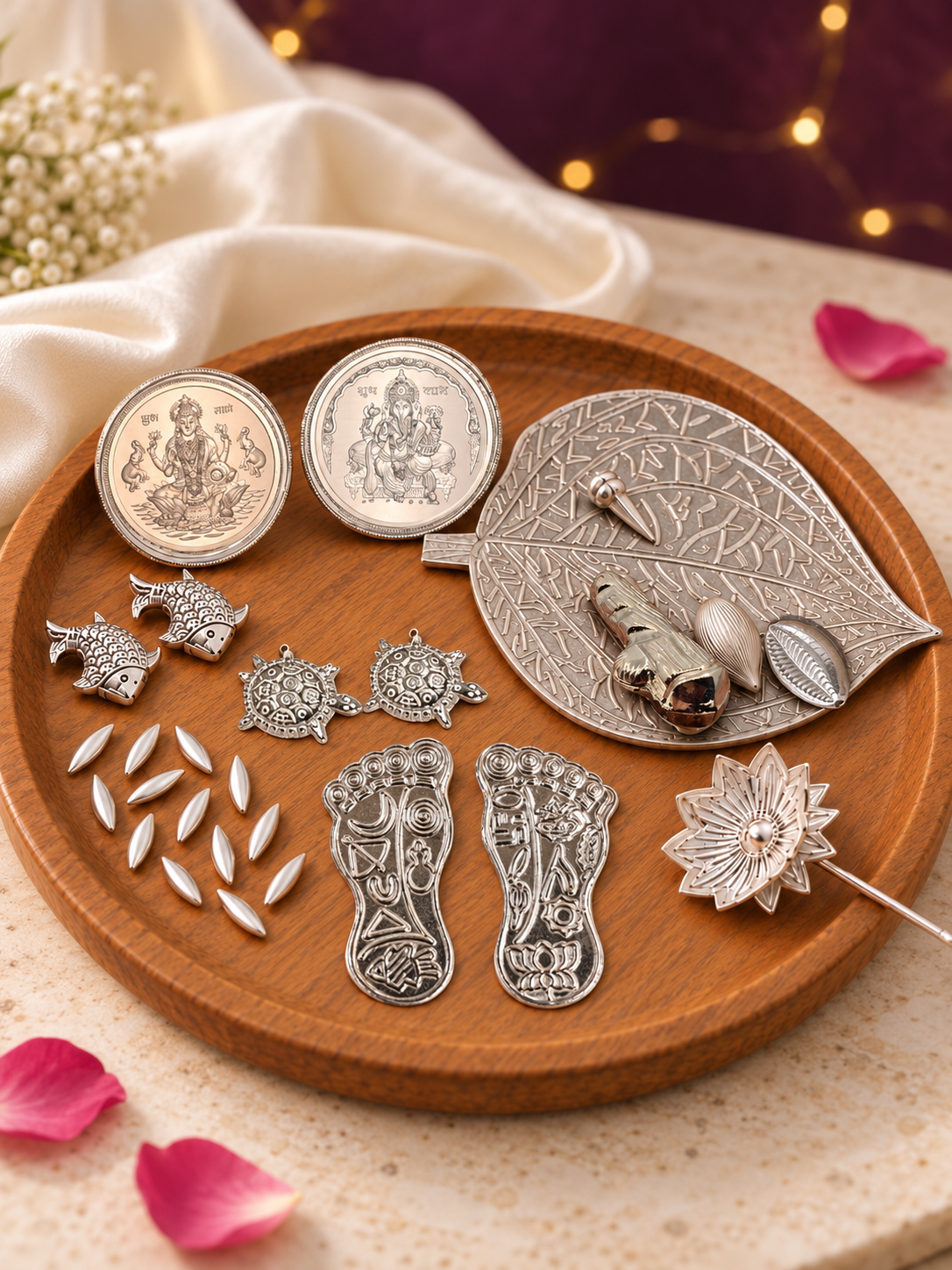Shubh Dhan Lakshmi Pure Silver Hamper / Gift Box