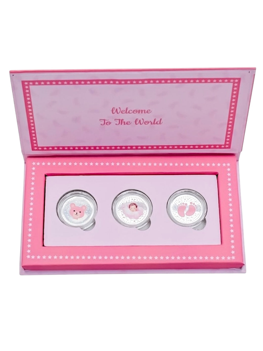 Baby Girl Pure Silver Coin Set – Gift Box