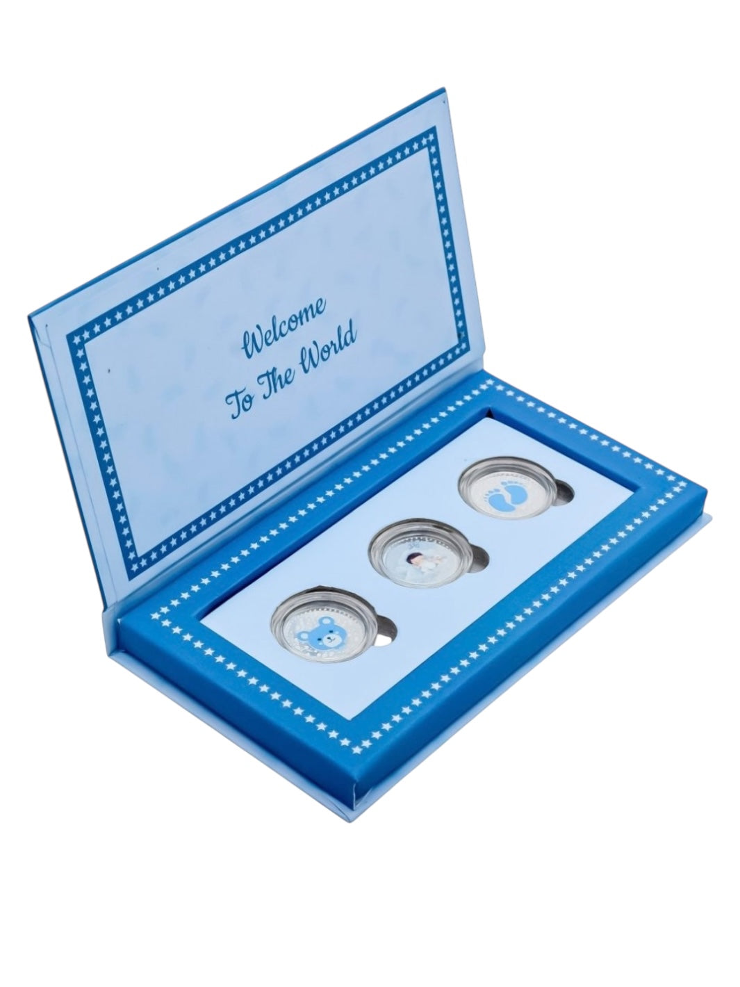 Baby Boy Pure Silver Coin Set – Gift Box
