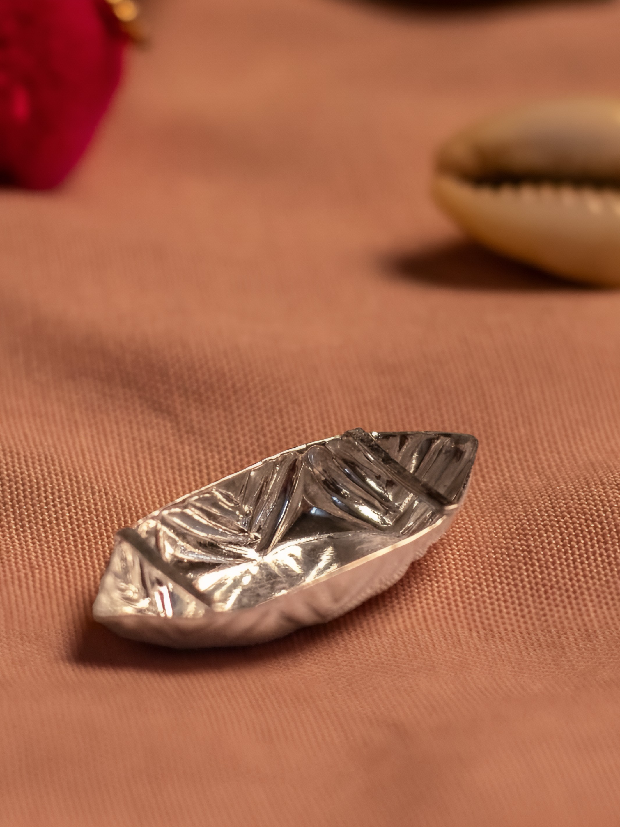 Feng Shui Pure Silver Boat for Divine Blessings