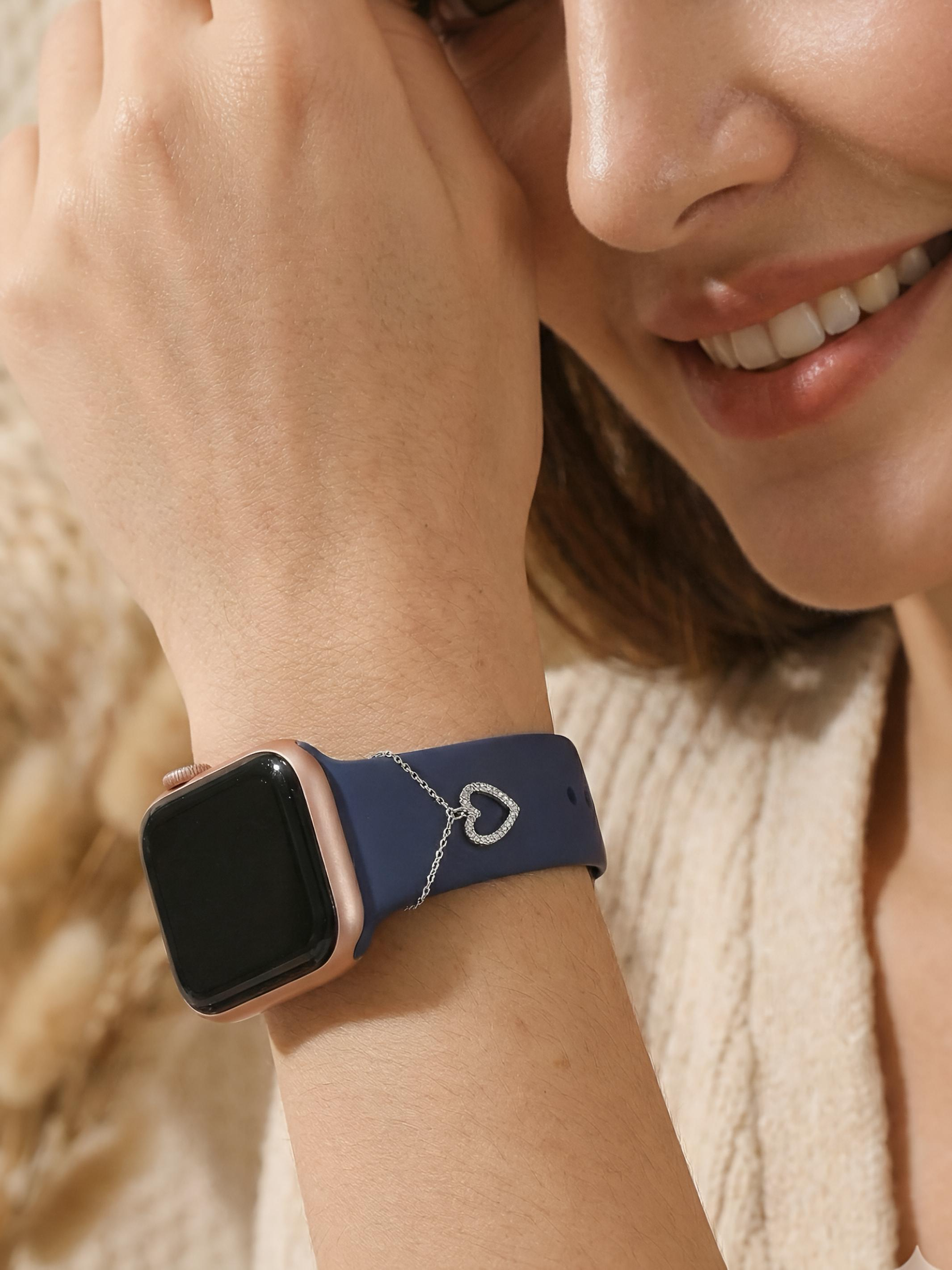 Luxe Heart Smart Pure Silver Watch Charm