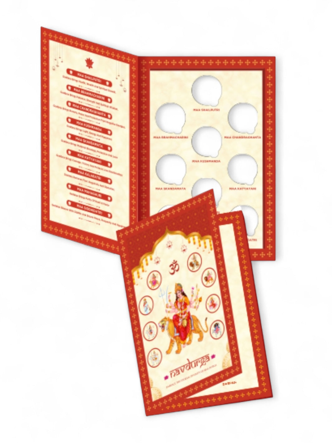 Navdurga Special Combo Collection of Silver Coins in Unique Gift Box