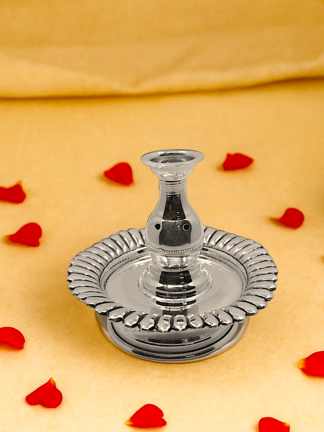 Pure Silver Antique Finish Agarbatti and Dhupbatti Stand