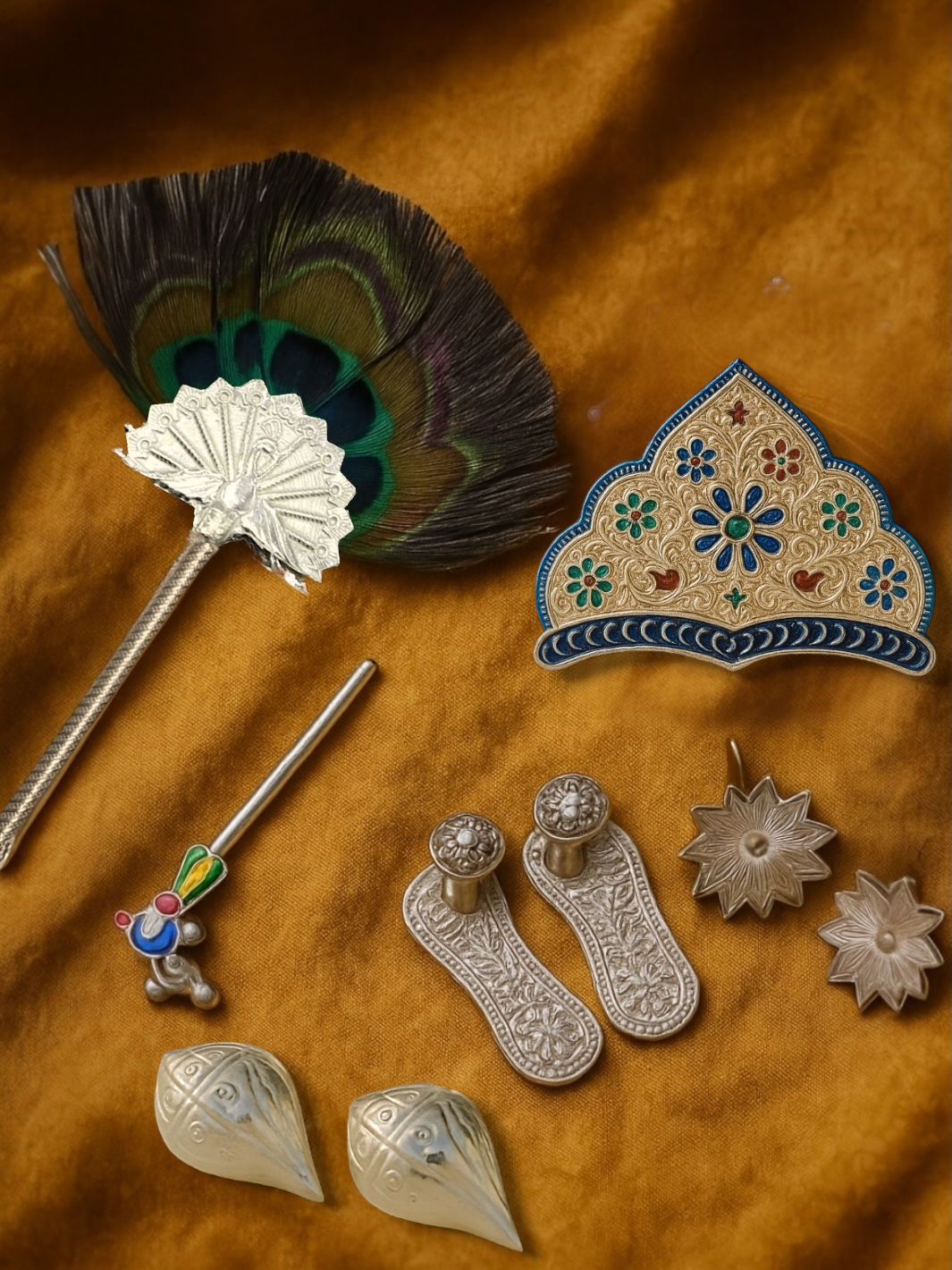 Krishna Divine Blessings Mega Pure Silver Hamper