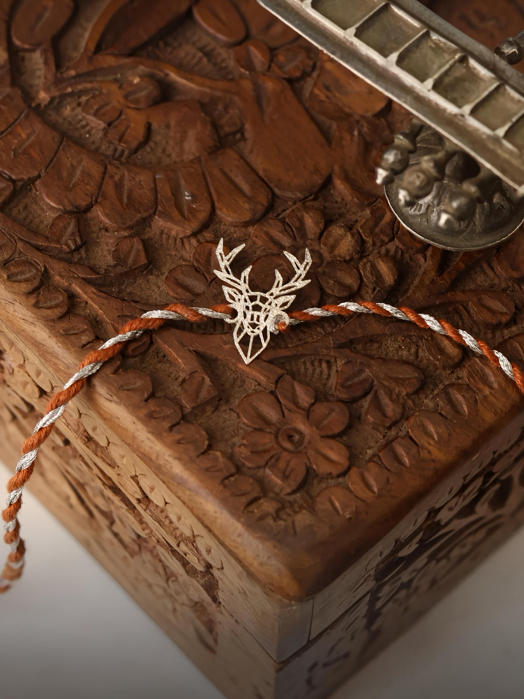 Deer Luxury 92.5 Silver Bhai Rakhi