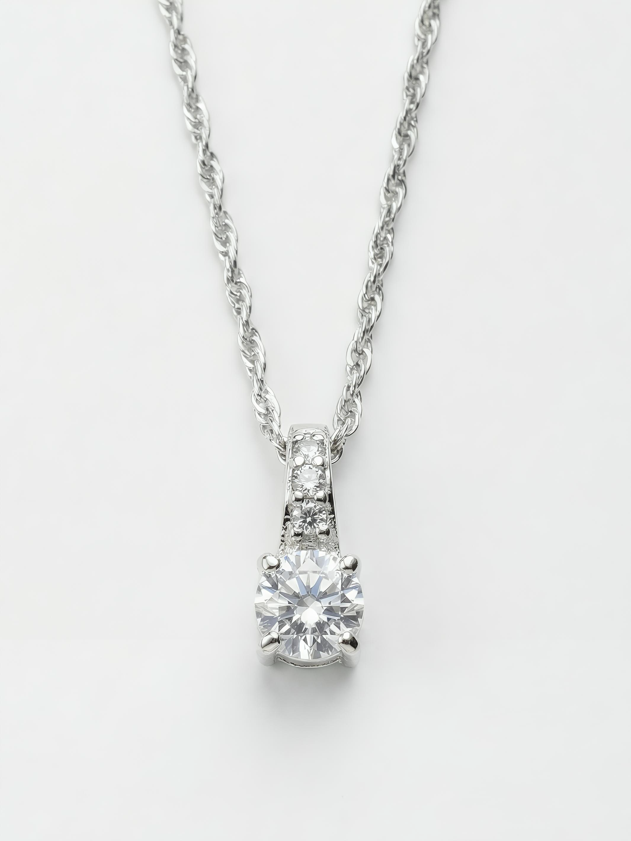 Sterling Silver Round Pendant
