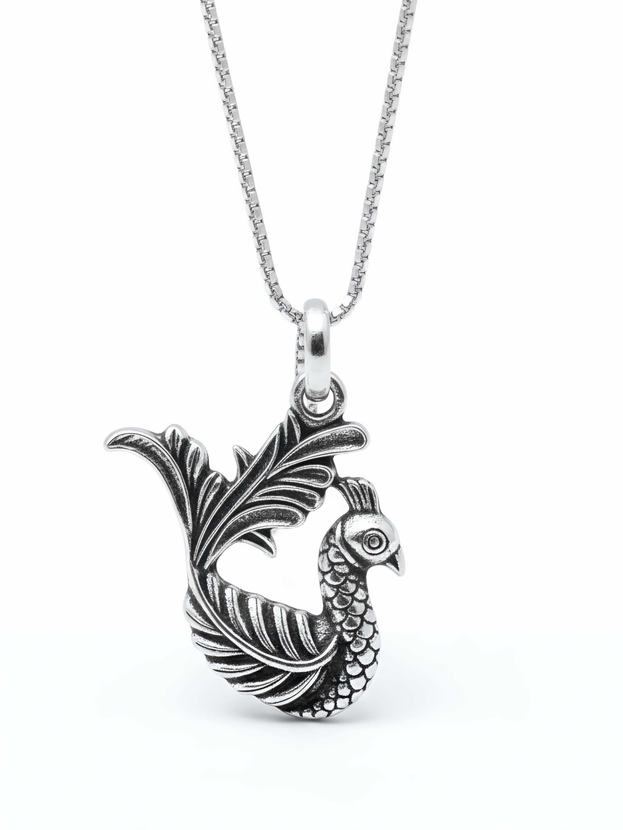 Swan Pure Silver Pendant