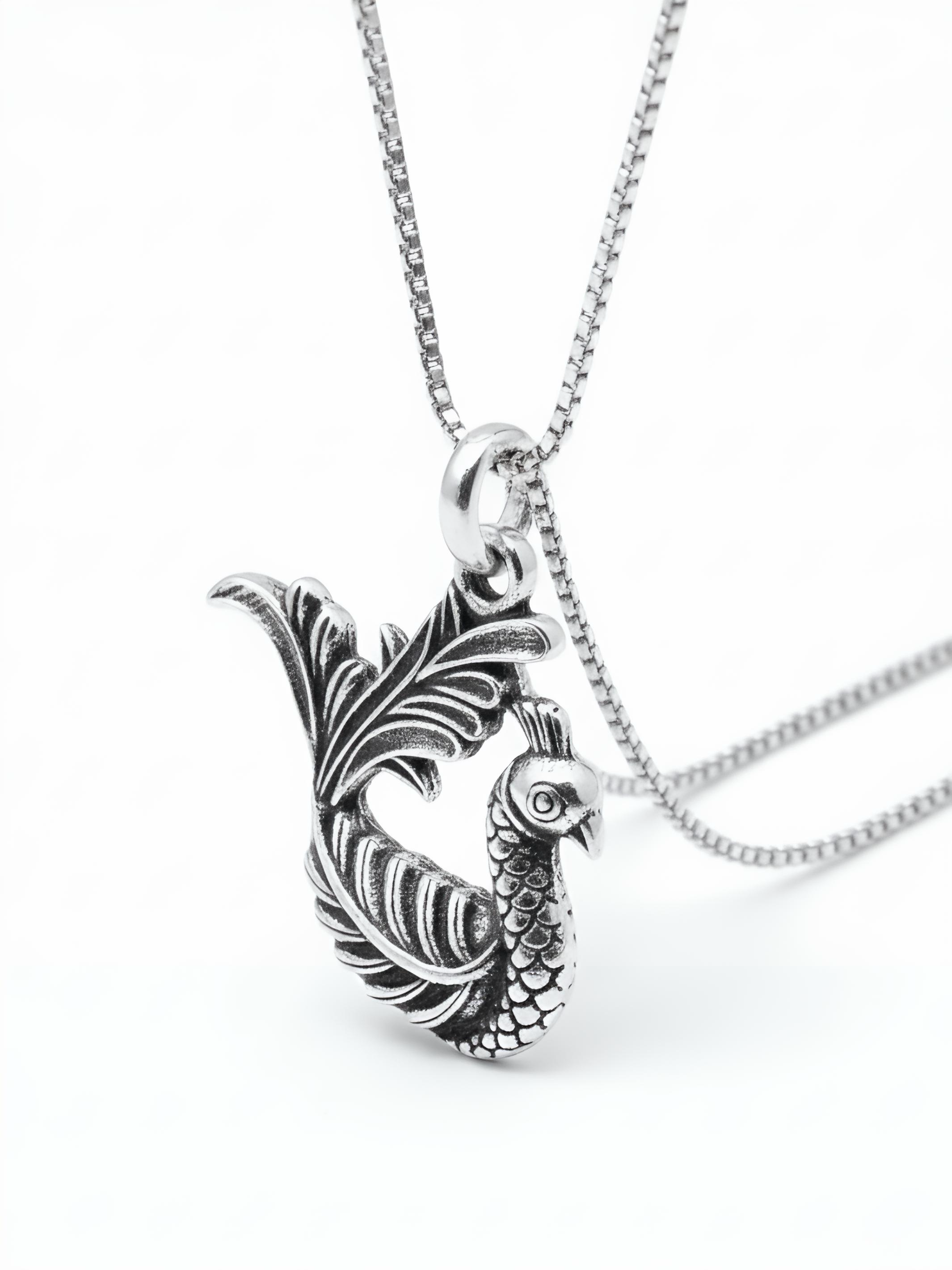 Swan Pure Silver Pendant