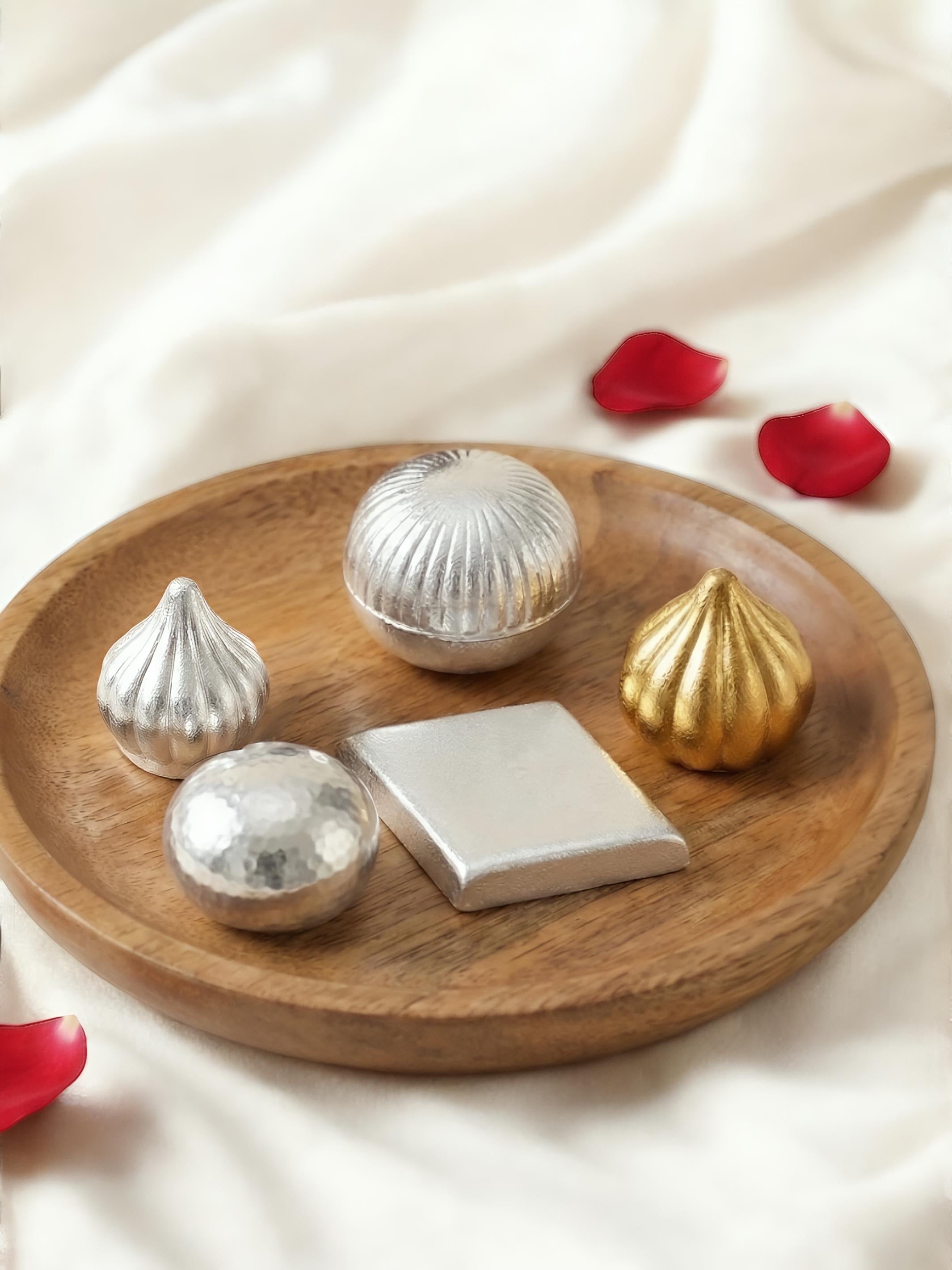 Sweets/Prasad Pure Silver Hamper / Gift Box