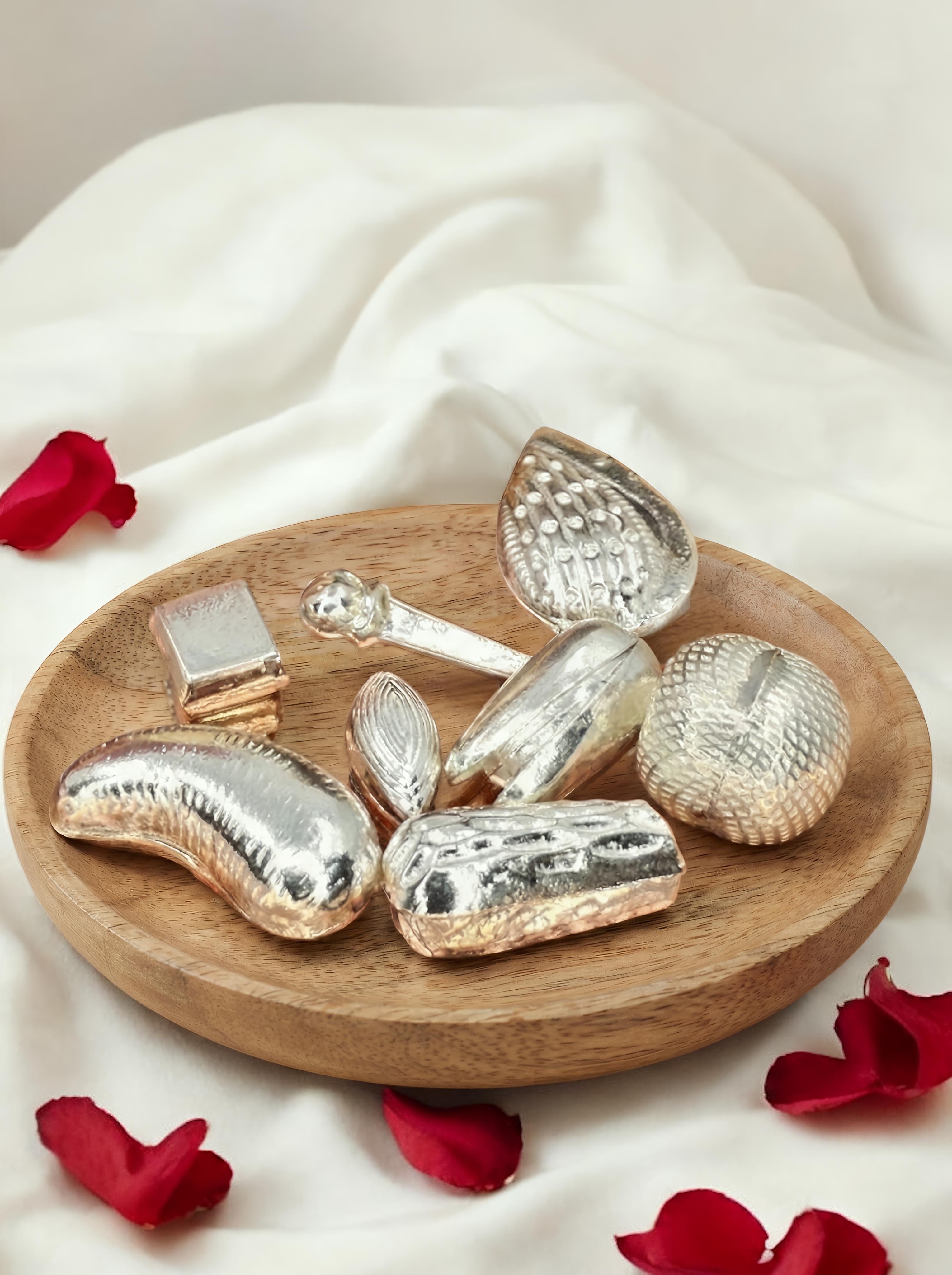 Dry Fruits Pure Silver Hamper / Gift Box