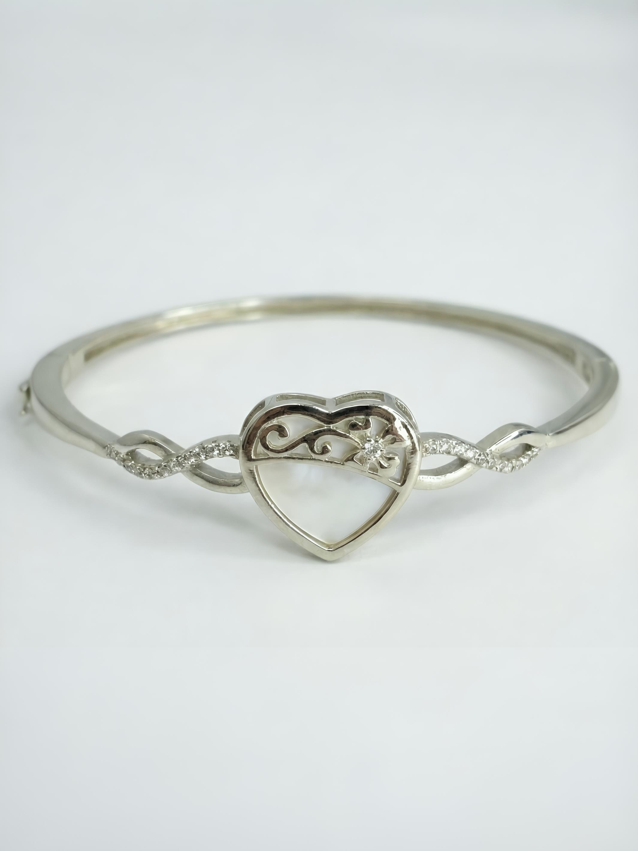 Entwined Love Pure Silver Bracelet