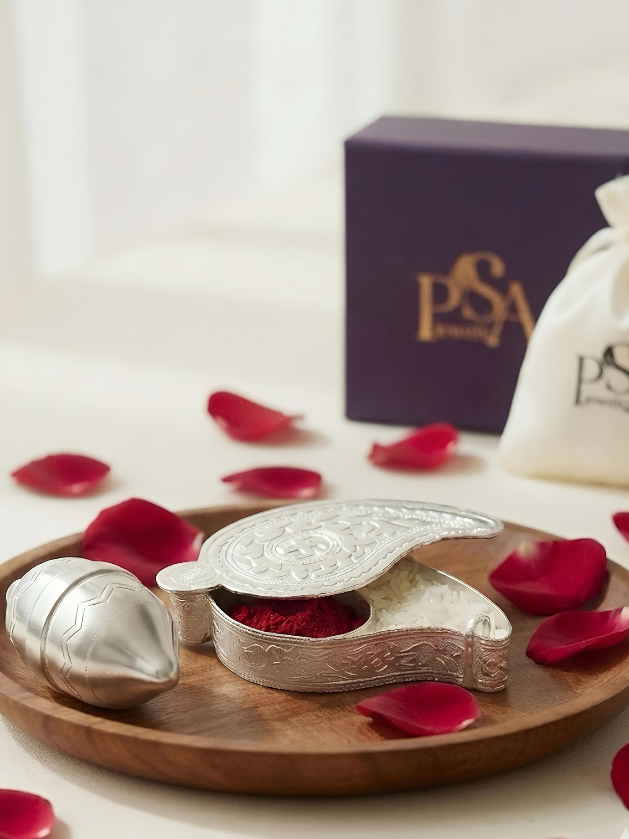 Shubhotsav Tilak Ritual Pure Silver Gift Hamper