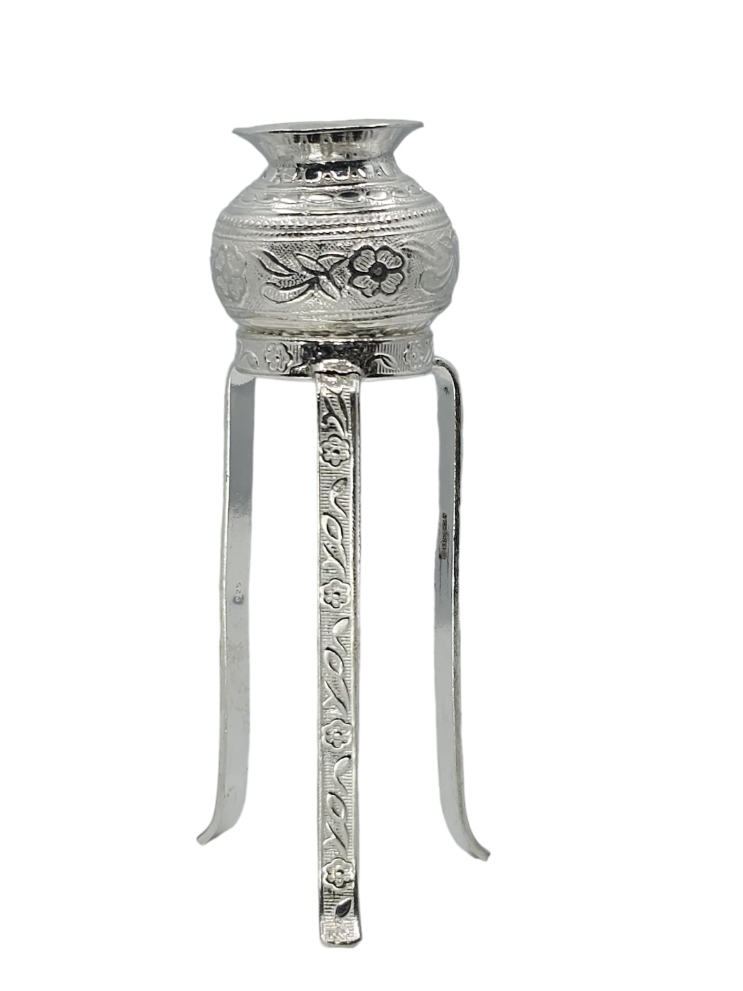Pure Silver Lord Shivaling with abhishekam jaladhara set