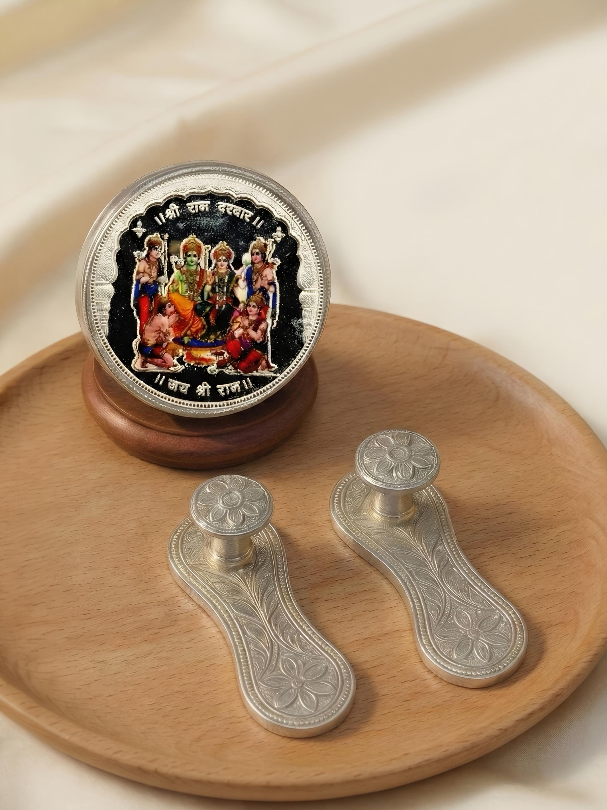 Shree Ram Darbar Special Pure Silver Hamper / Gift Box