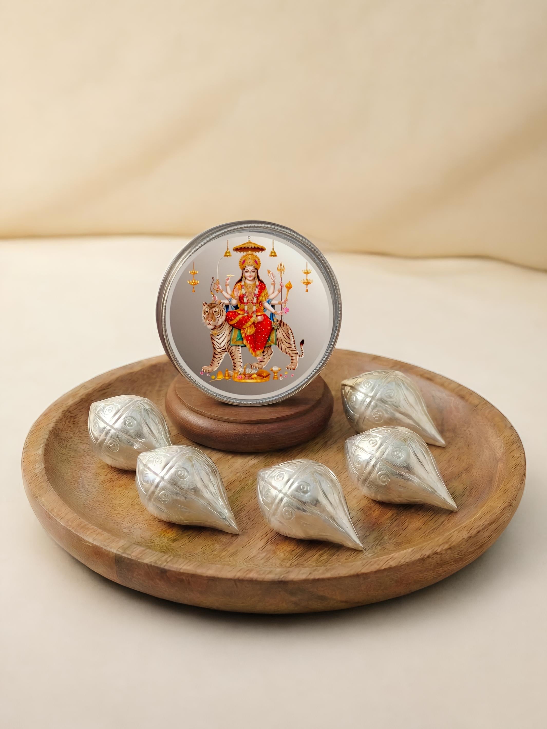 Durga Maa Special Pure Silver Hamper / Gift Box