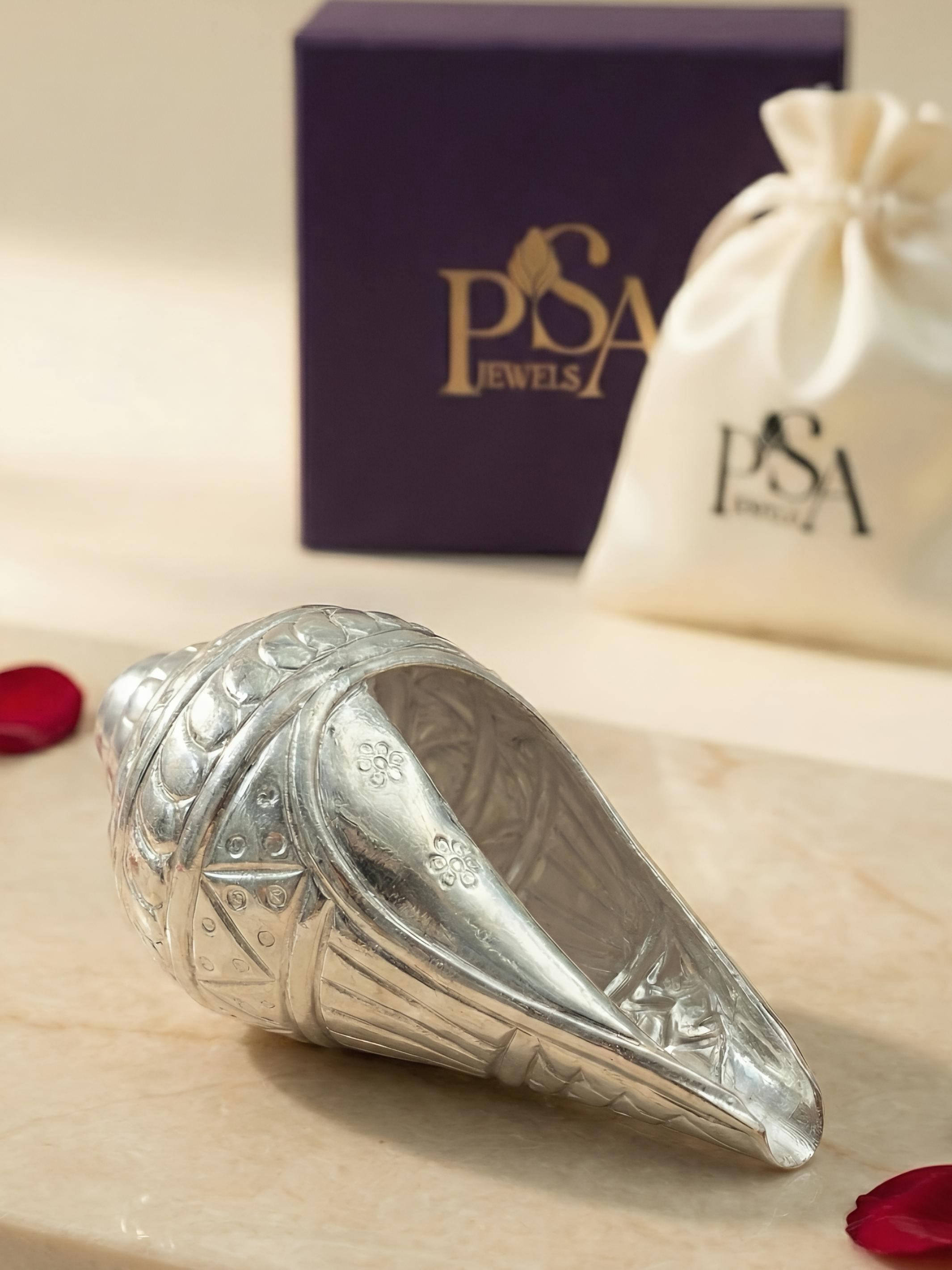 Pure 925 Silver Shankh