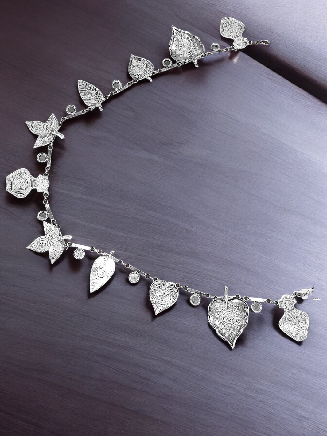 Pure Silver Wall Door Hanging Bandhanwar Toran - PSA Jewels