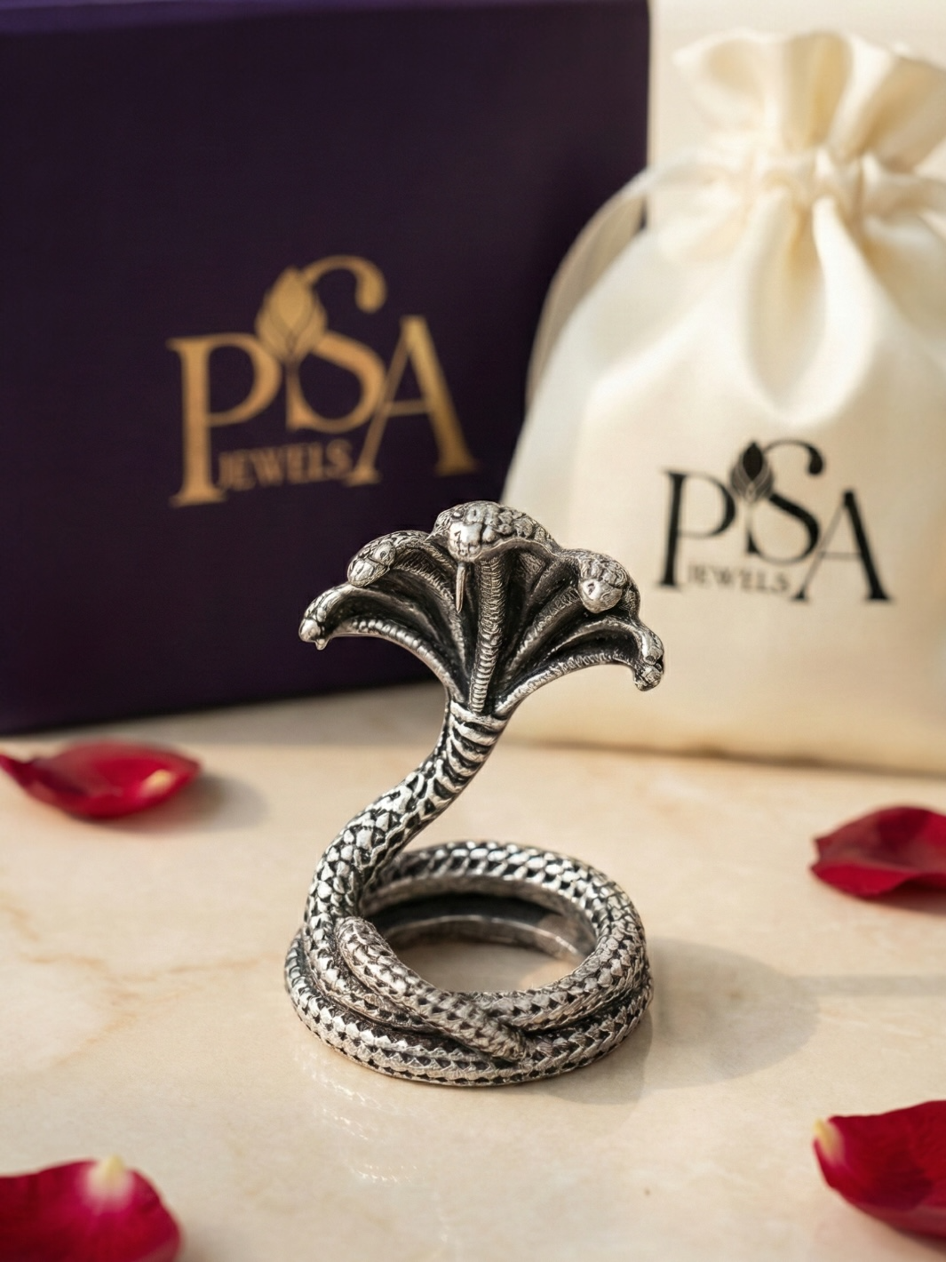 Pure Silver Sheshnaag/Snakes
