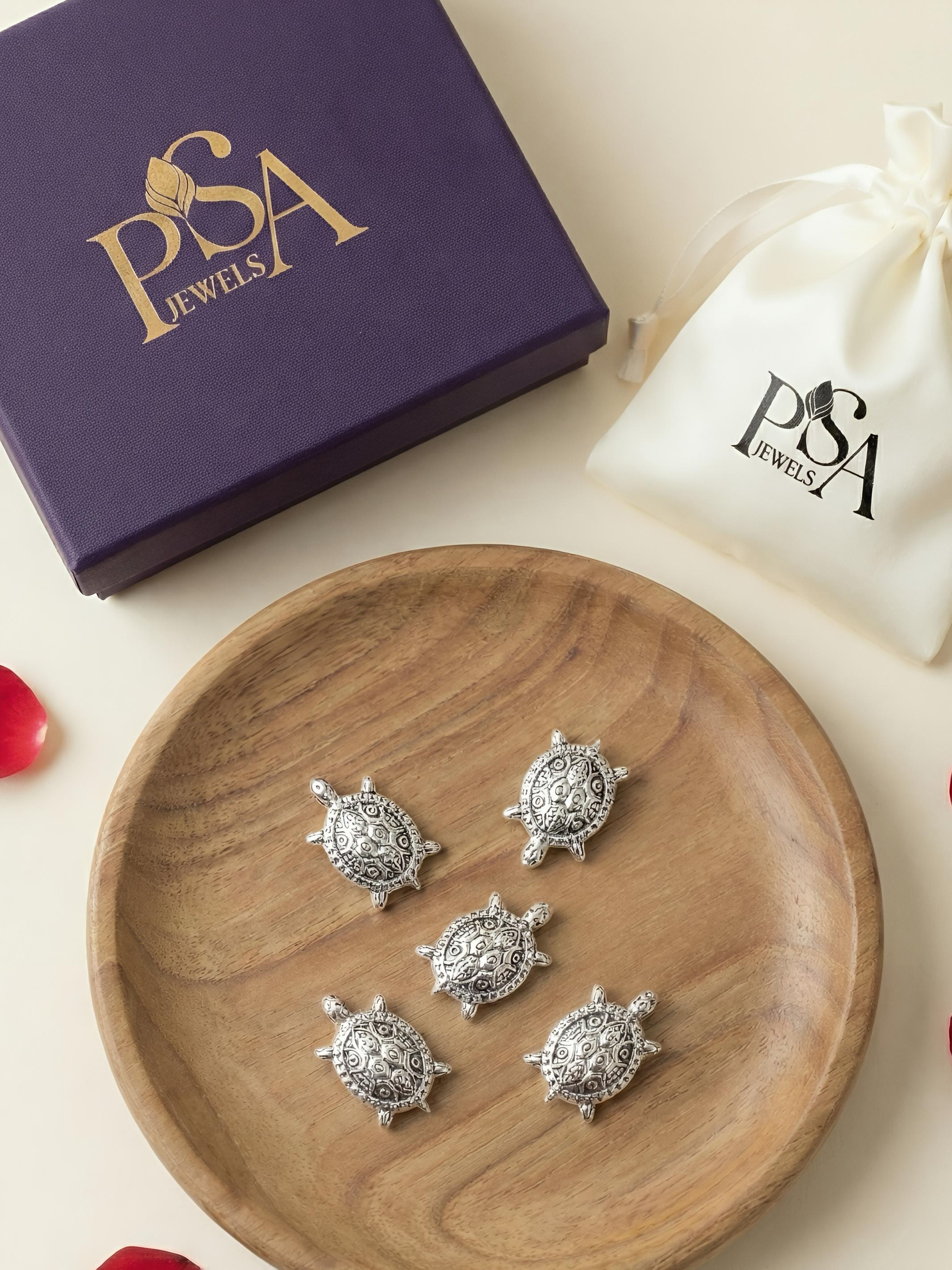 Pure Silver Small Tortoise