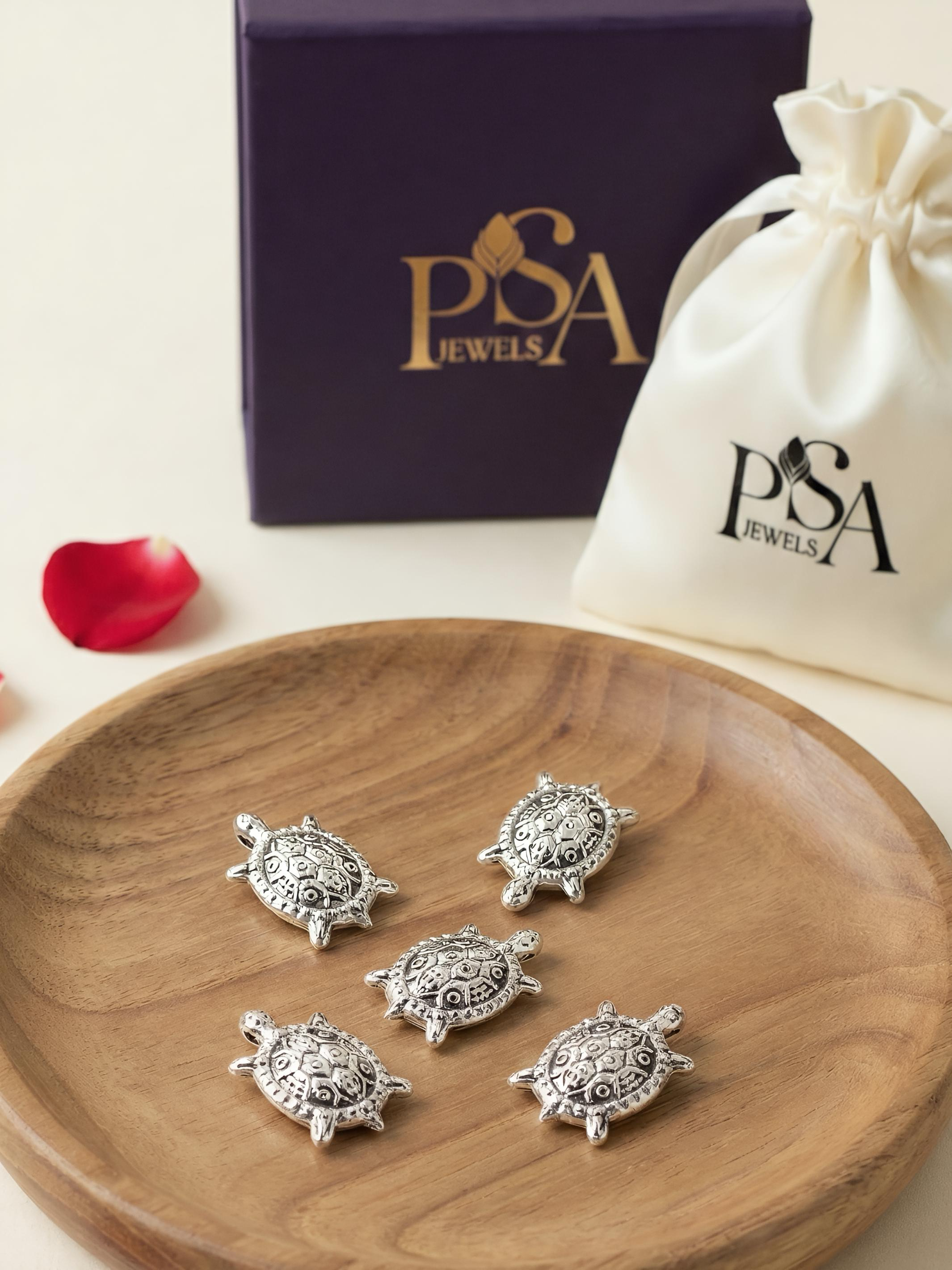 Pure Silver Small Tortoise