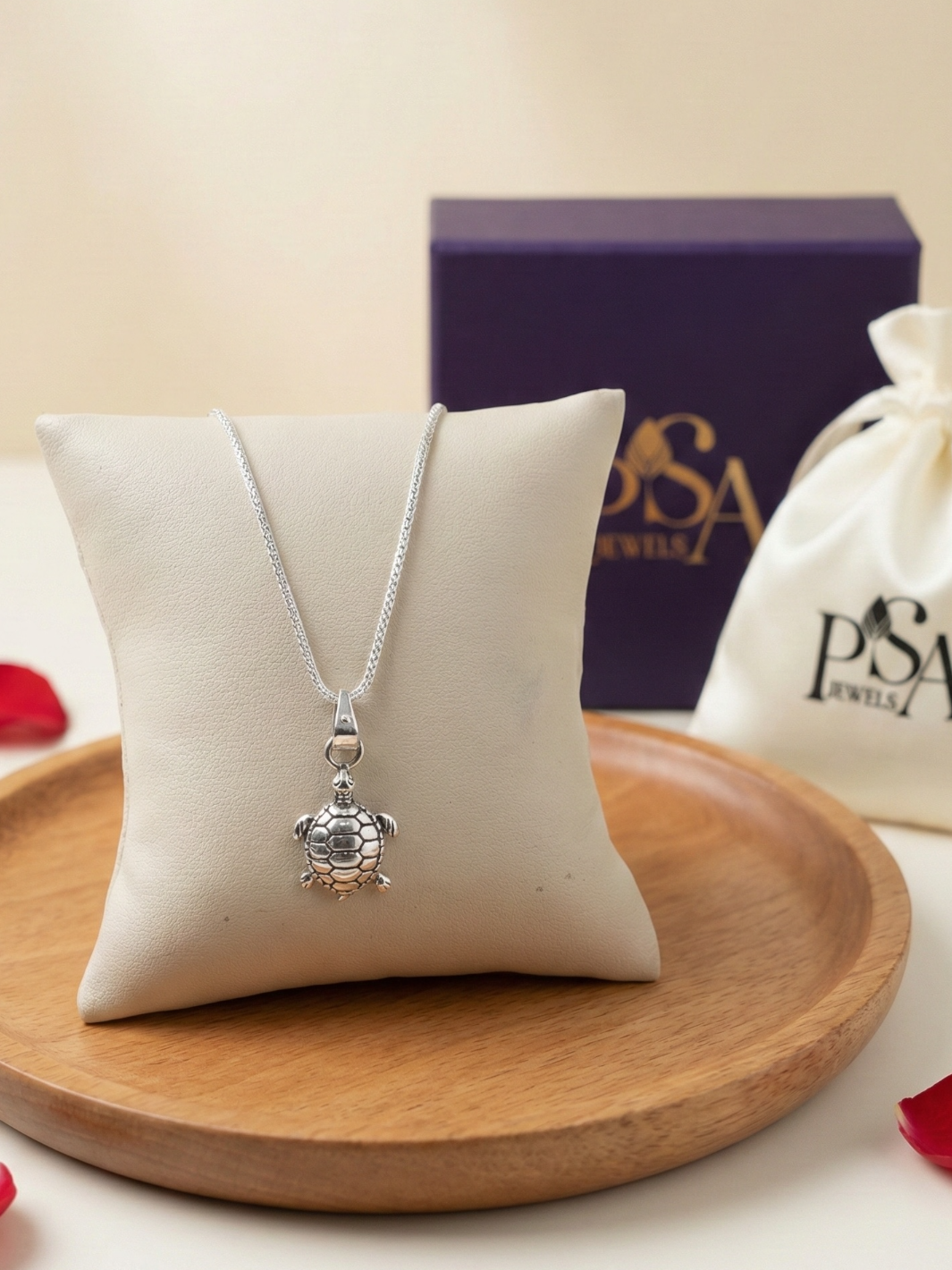 Tortoise Shaped Pendant with chain