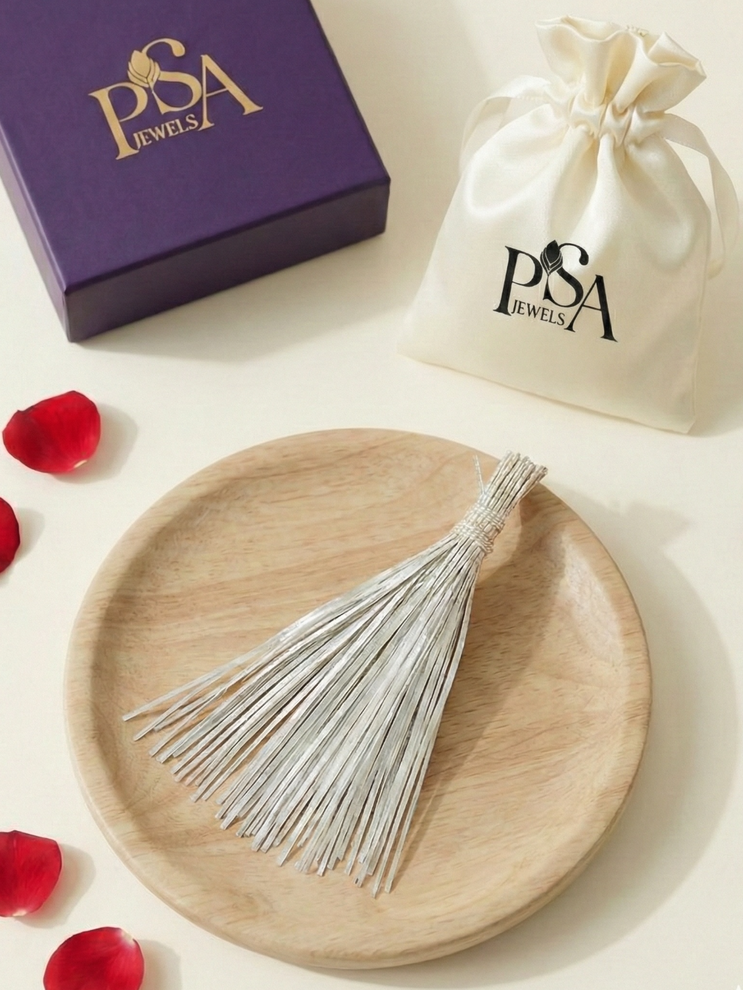 Pure Silver Durva (1 piece having 21 strips)