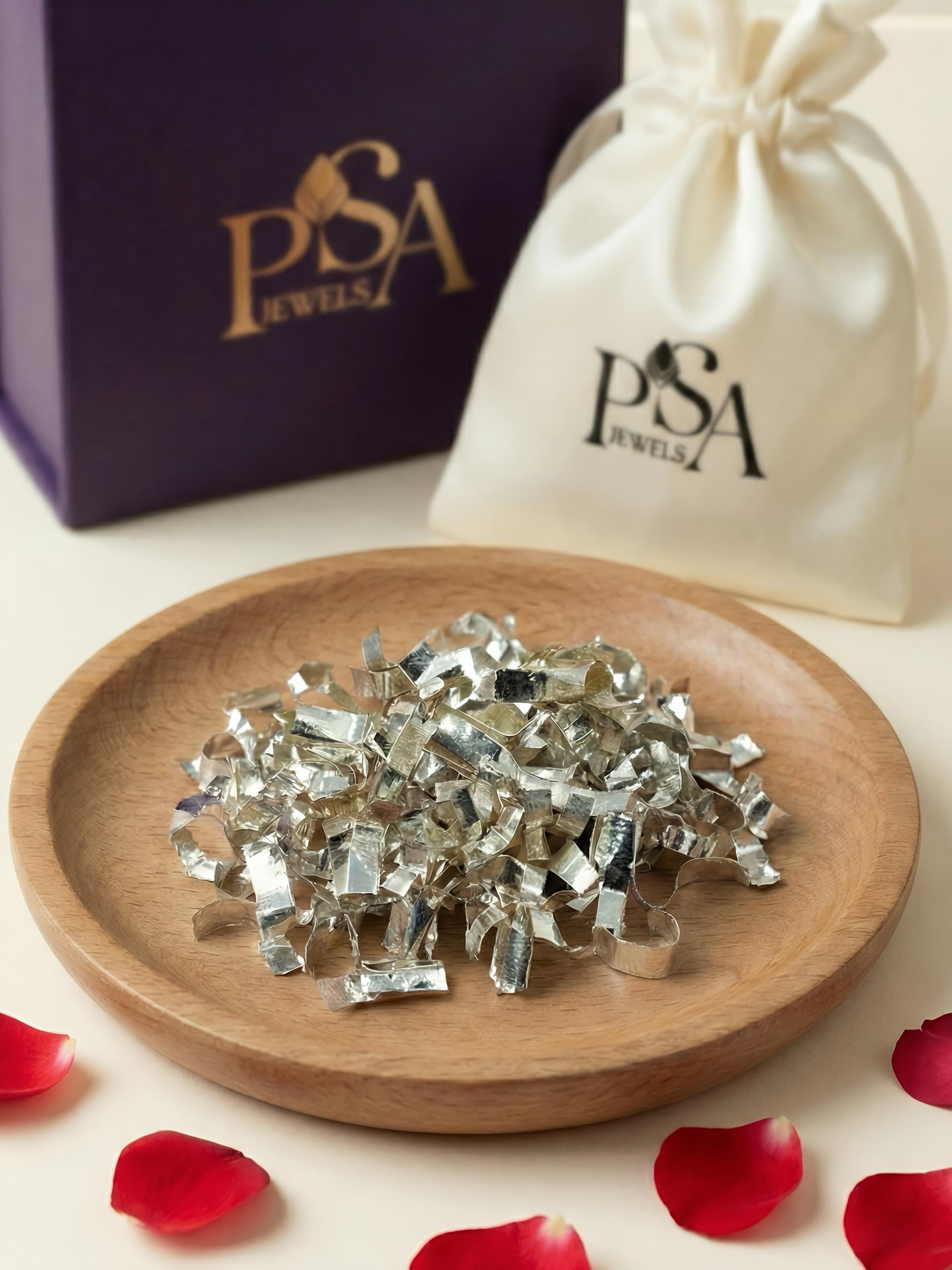 Pure Silver Flower Petals / Pushpa