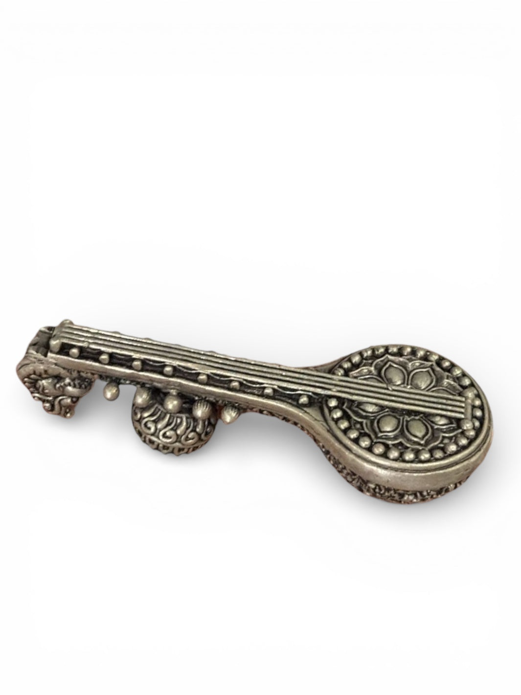 Pure Silver Antique Finish Veena