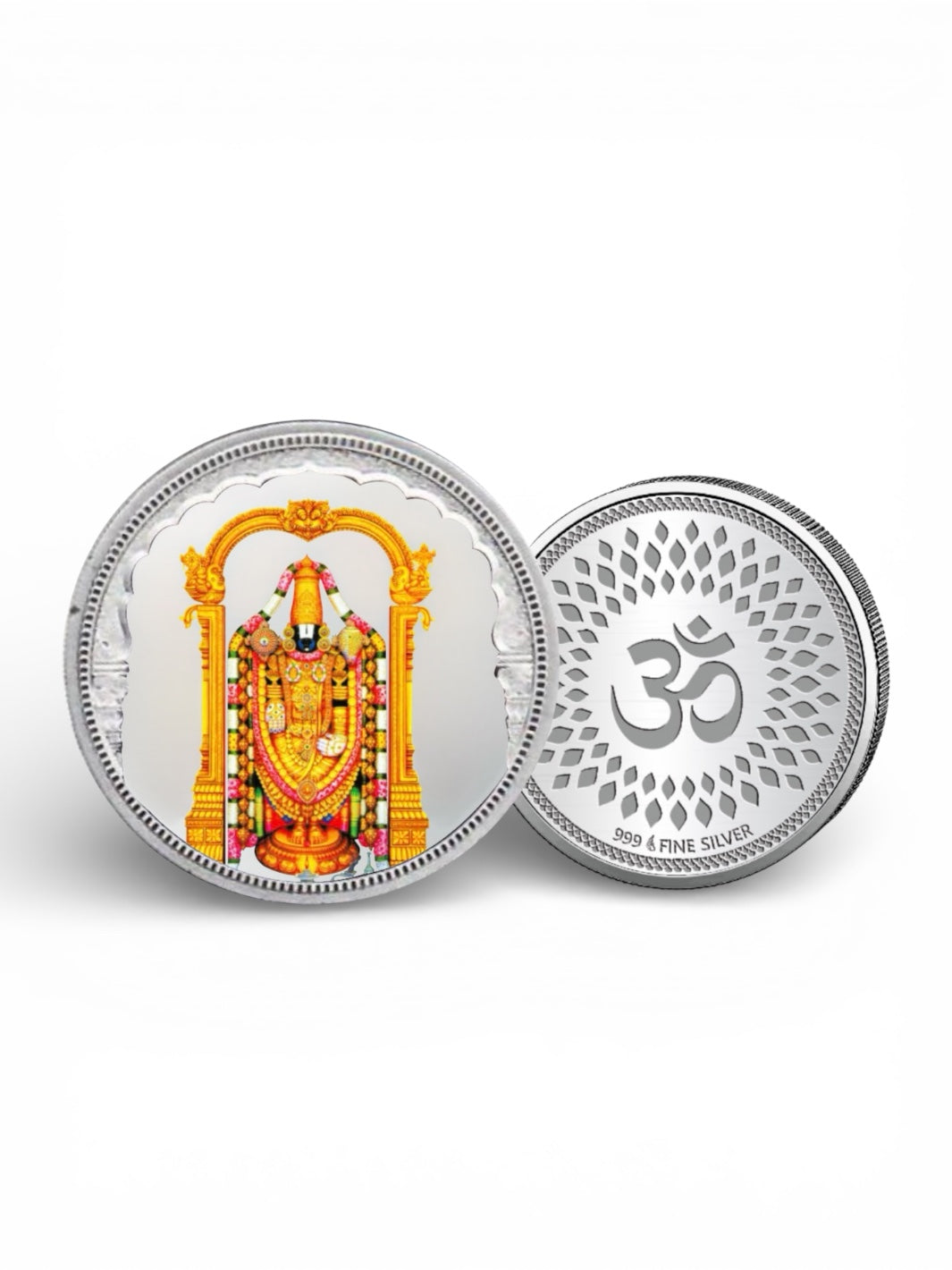 Lord Tirupati Balaji Pure Silver Coin