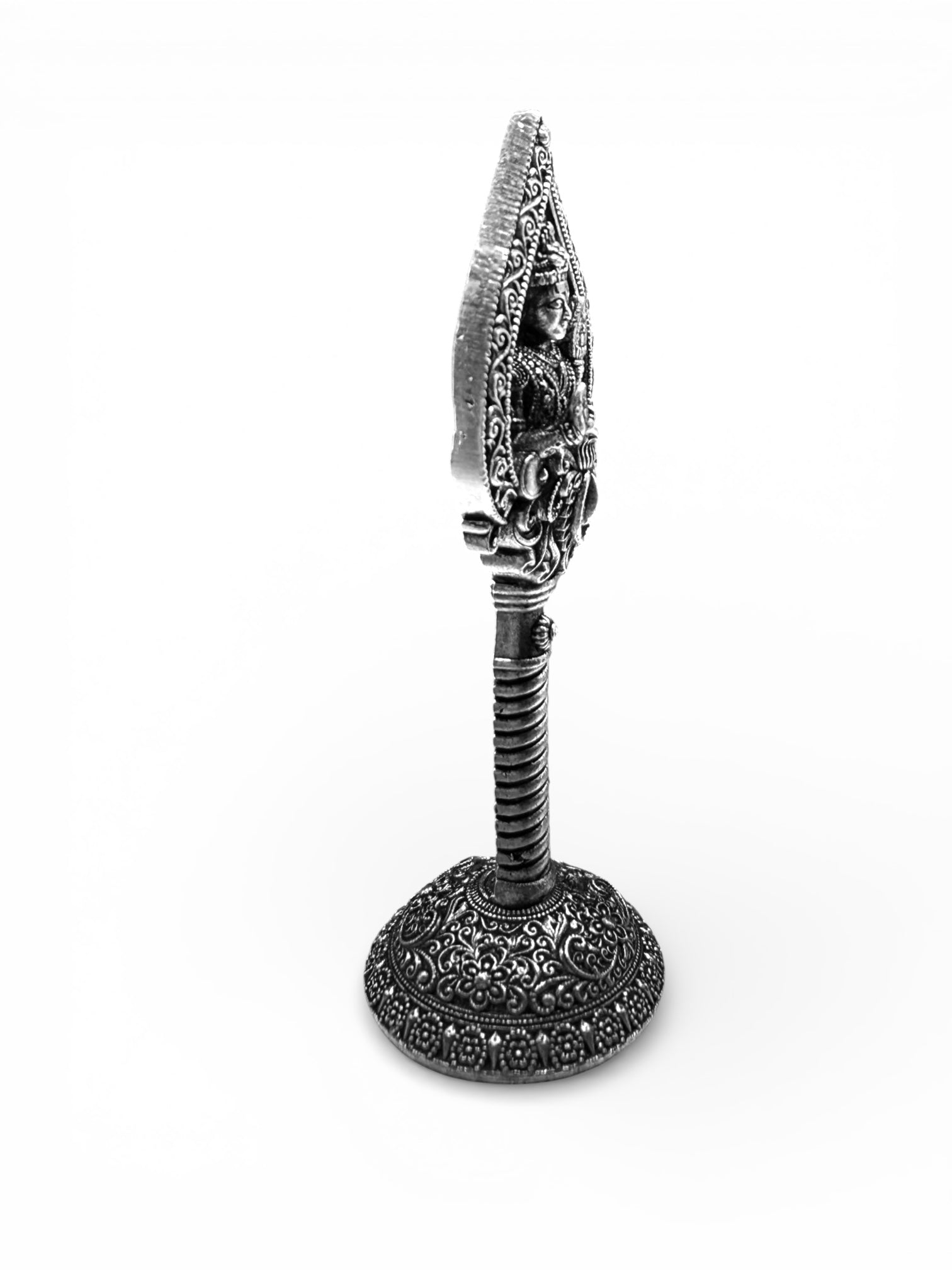 Pure Silver Antique Vel With God Murugan Face