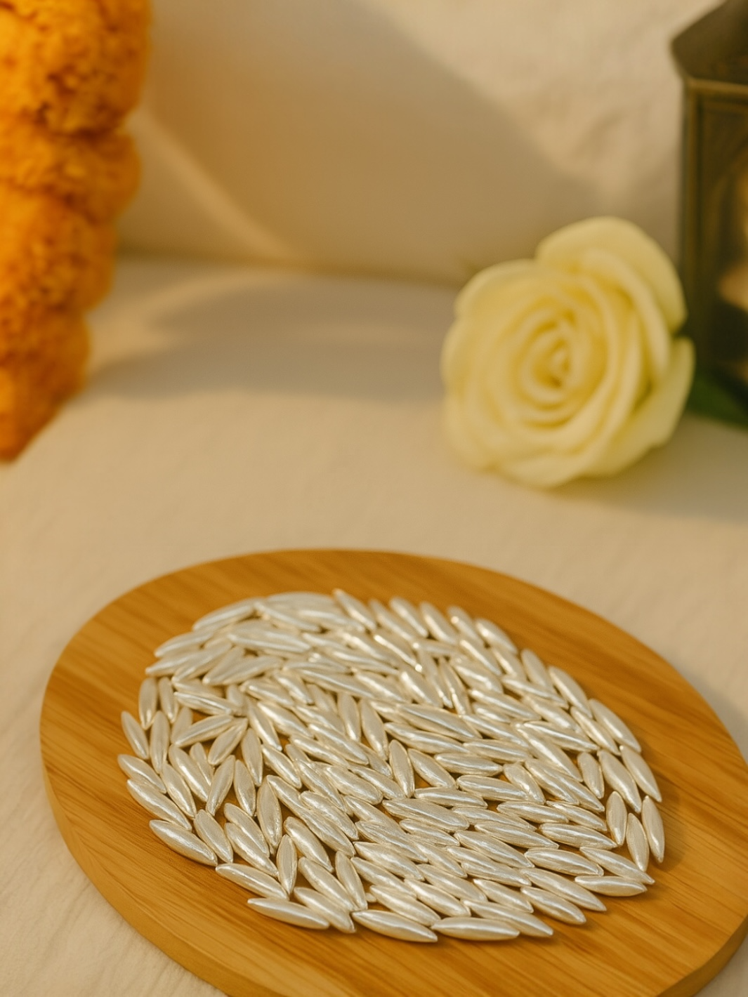 Pure Silver Rice/ Akshat