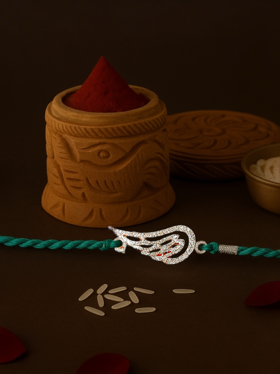 Guardian Wings Pure Silver Moli Rakhi