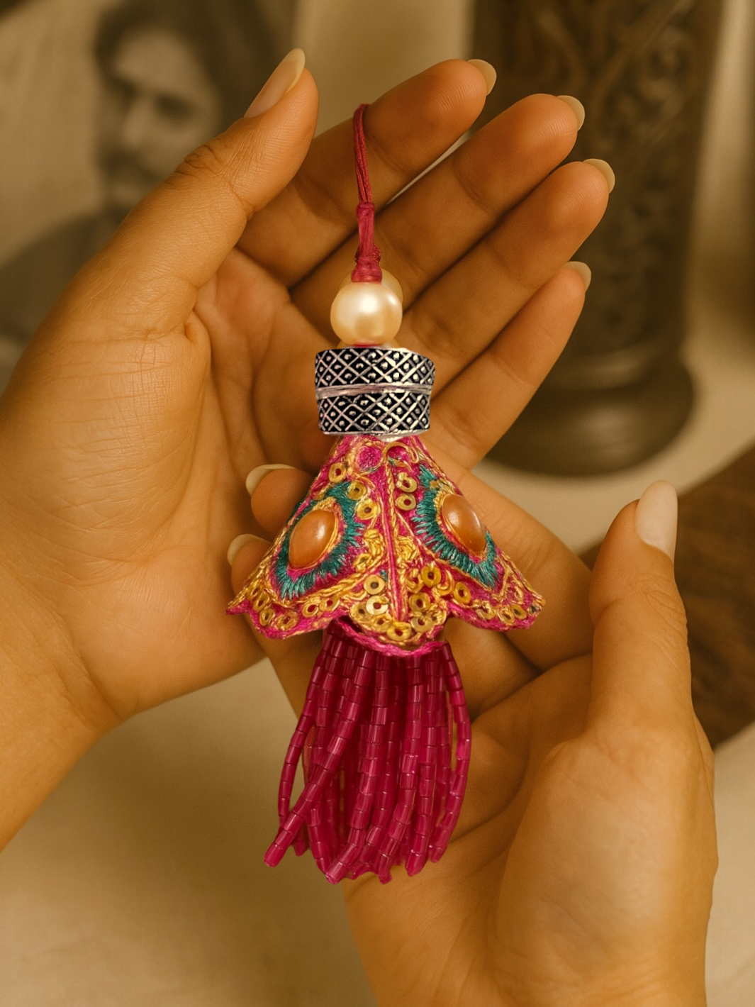 Textured Toes Rings Lumba Rakhi