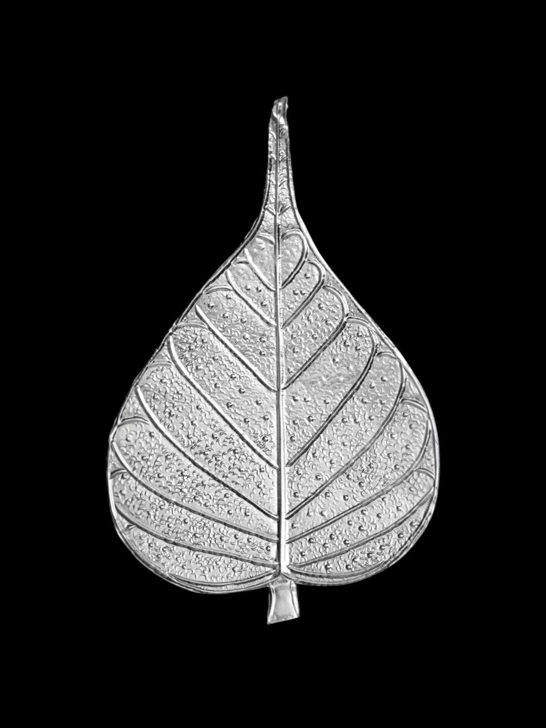 Pure Silver Peepal Leaves/ Ficus religiosa Leaves