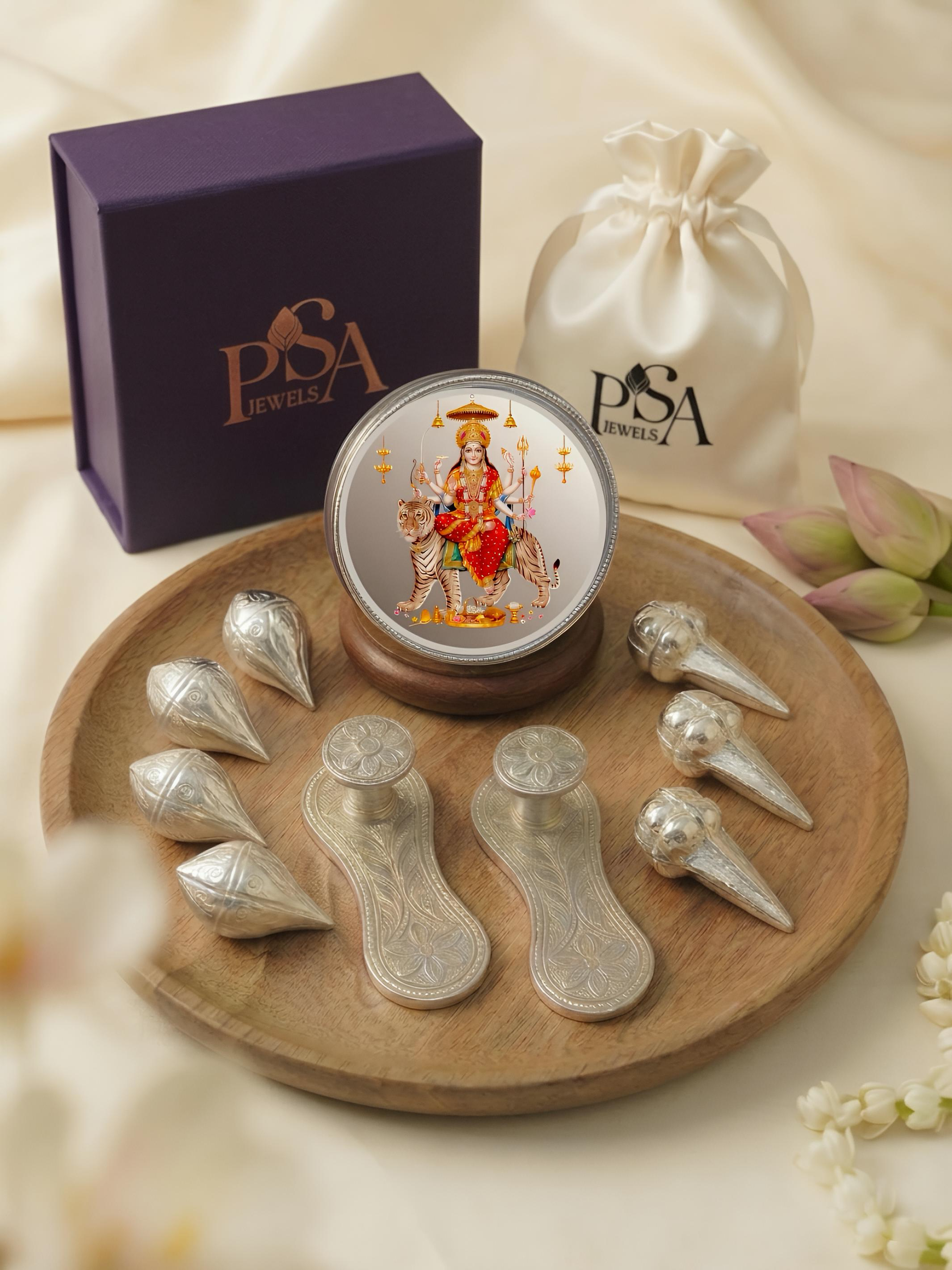Durga Maa Special Pure Silver Mega Hamper on Navratri / Gift Box
