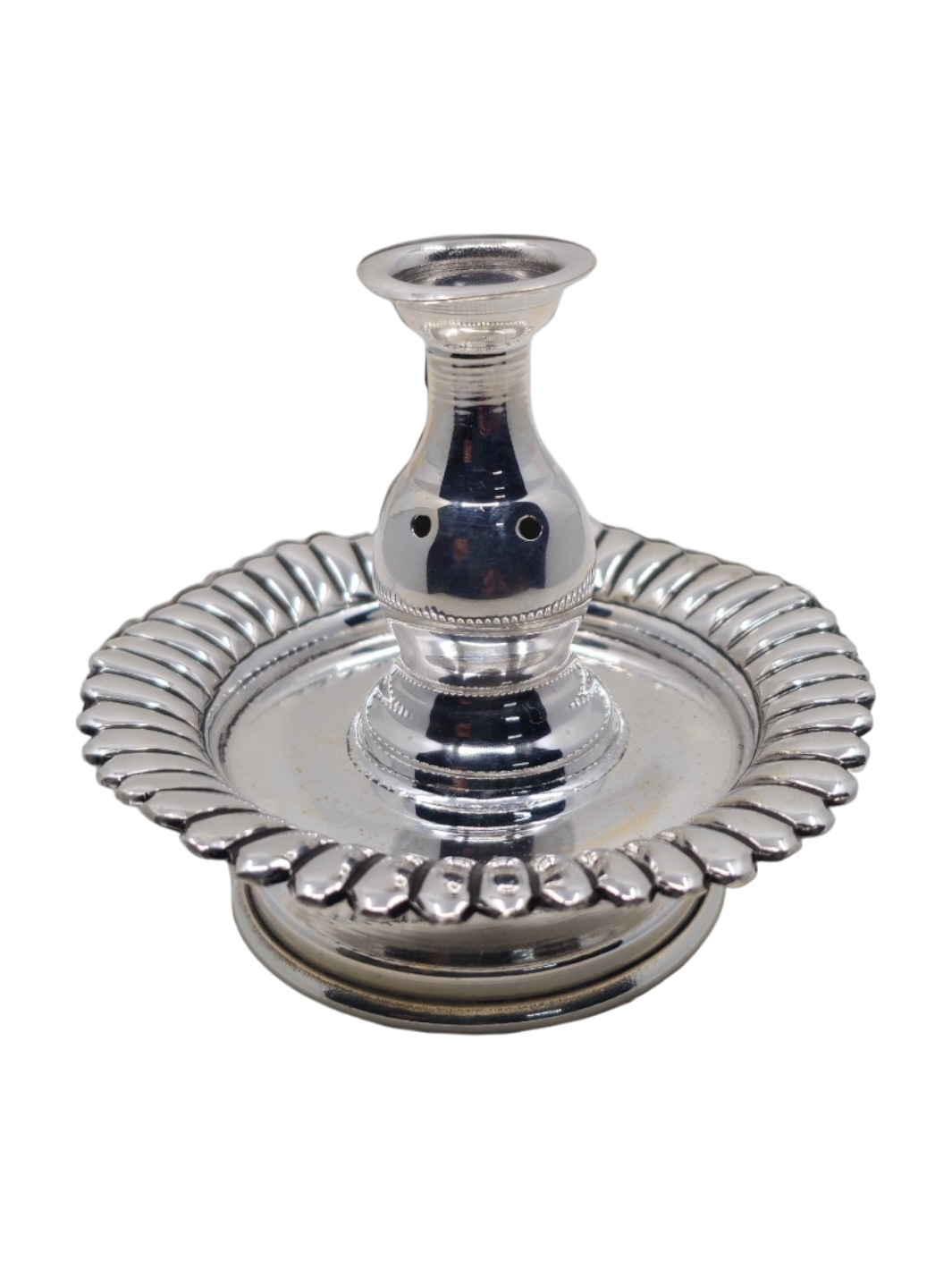 Silver Agarbatti and Dhupbatti Stand - PSA Jewels