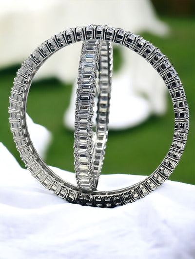 Emerald Cut Bangles