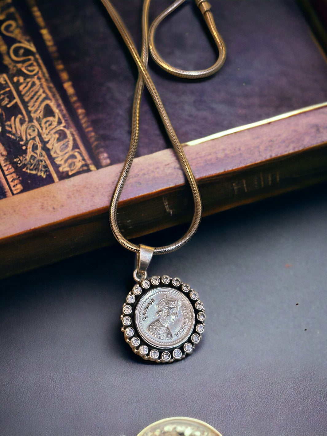 Essence Fine Victorian Coin Pendant - PSA Jewels