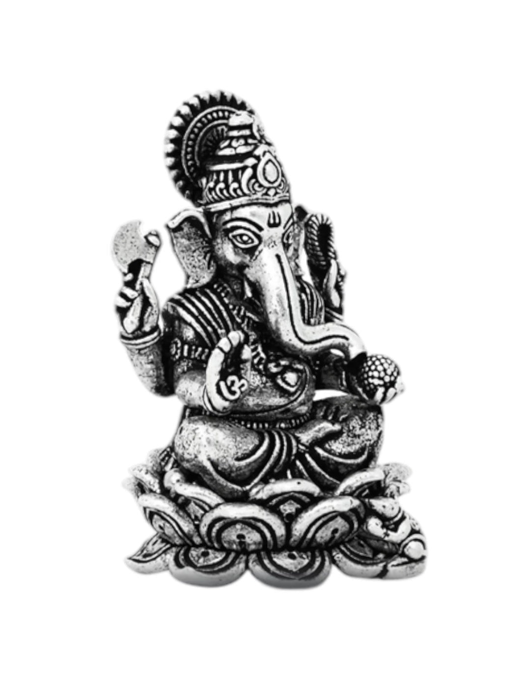 Ganesha Pooja Essentials – Mini Pure Silver Hamper