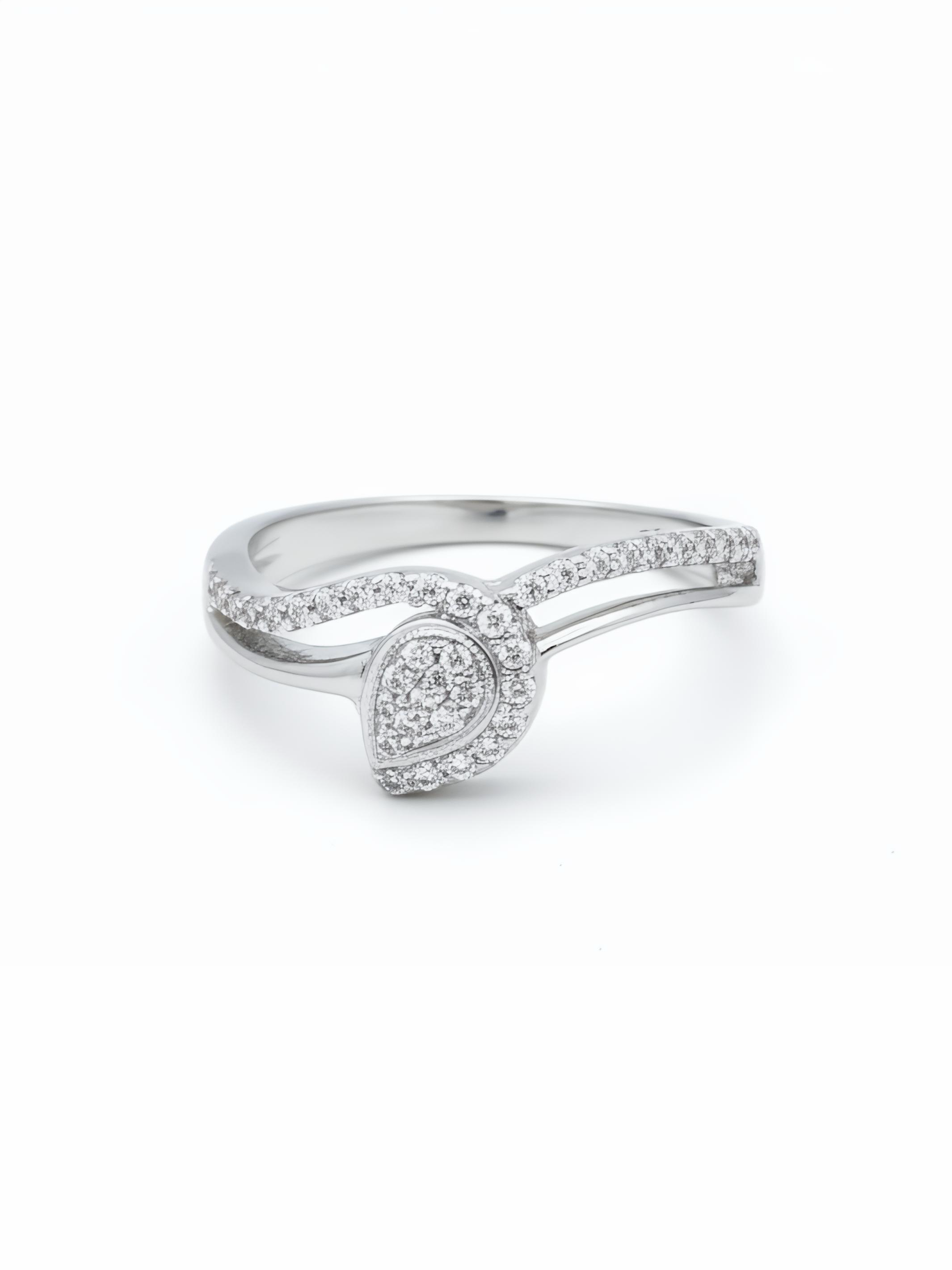 Pure Silver Leaf Ring