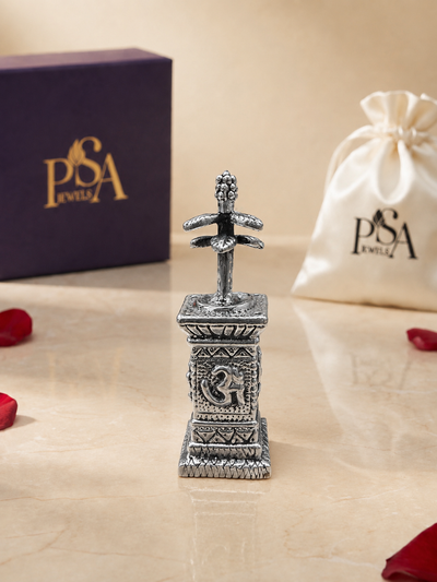 Pure 999 Silver Mini Tulsi Plant/Basil Rosary Plant