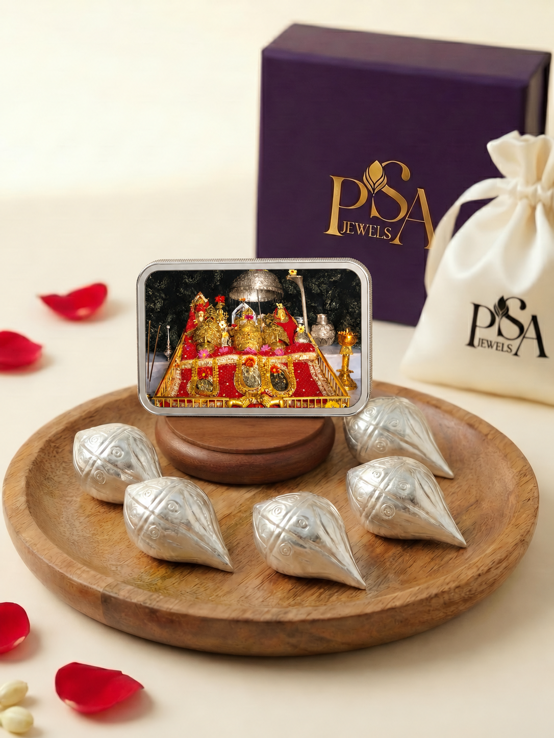 Vaishno Devi Maa Special Pure Silver Hamper / Gift Box