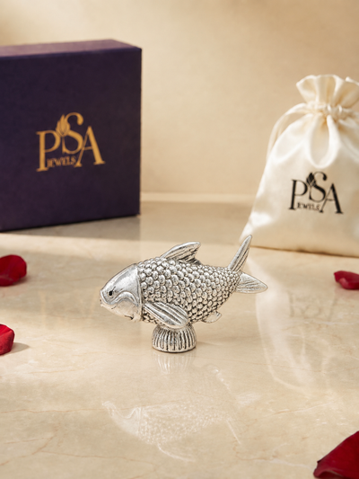 Pure 999 Silver Fish with stand (Big)