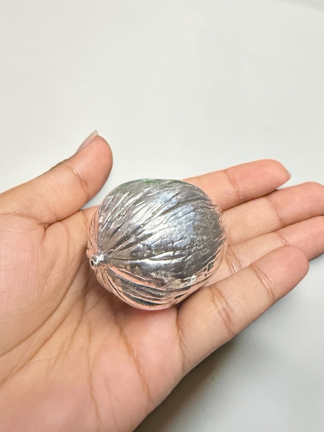 Pure Silver Akhrot/ Walnut